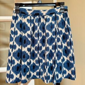 Michael Kors Thick Linen Midi Skirt